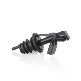 pourer plastic black | with cap | with ventilation pipe  | tube Ø 6 mm L 95 mm product photo