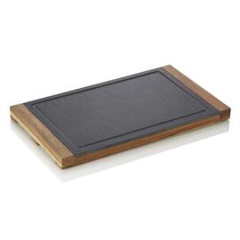 serving board Slate & Serve | wood | slate | 350 mm x 200 mm H 25 mm product photo