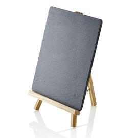 Natural slate board SLATE LINE | stand | 240 mm x 210 mm H 300 mm product photo
