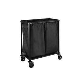 laundry cart Double | black  | 700 mm x 600 mm H 900 mm product photo