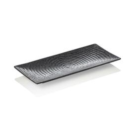 serving plate MAYA | porcelain black | 305 mm x 140 mm H 20 mm product photo