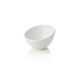 mini bowl porcelain | white inclined position | 35 ml 75 mm x 70 mm H 45 mm product photo