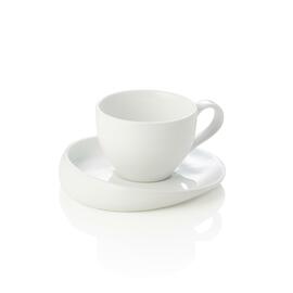 Espresso cup with saucer | porcelain white | 70 ml Ø 65 mm H 45 mm product photo