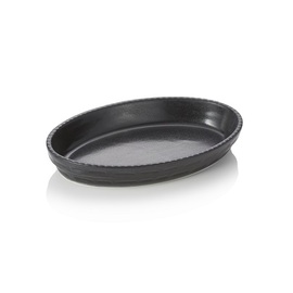 baking mould porcelain black oval 320 mm x 200 mm H 50 mm product photo