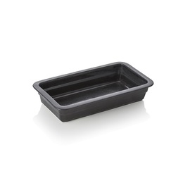 GN container GN 1/3 porcelain black suitable for induction H 65 mm product photo
