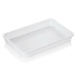 pizza dough container white | 600 mm x 400 mm H 80 mm product photo