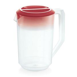 jug plastic | with scaling | with red lid 1.8 ltr Ø 125 mm H 205 mm product photo