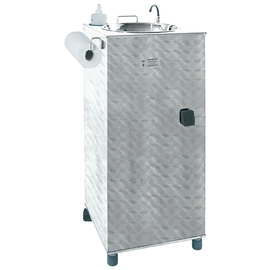 mobile hand wash basin | handling per knee operated product photo