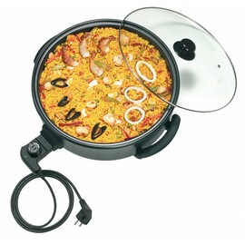 electric multi pan Supra with lid  • non-stick coated 8000 ml  Ø 410 mm  H 200 mm product photo
