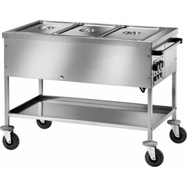 food serving trolley heatable  • 3 basins product photo