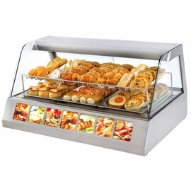 hot counter VVC 1200 3 x GN 1/1 illumination 430 watts 230 volts  L 1200 mm  B 730 mm  H 600 mm product photo