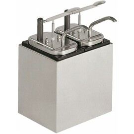 sauce dispenser 2 x 3 ltr  | handling per lever  L 245 mm  H 235 mm product photo