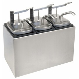 sauce dispenser 3 x 3 ltr  | handling per lever  L 370 mm  H 235 mm product photo