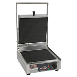 glass ceramic contact grill Bistro grooved | grooved product photo