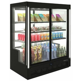 refrigerated vitrine Pak black 230 volts | 3 shelves product photo