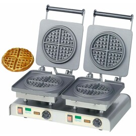 waffle iron non-stick coated  | wafer size Ø 190 mm (2x)  | 4400 watts 400 volts product photo