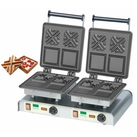 waffle iron X-Waffle II  | wafer size 108 x 108 x h 20 mm (4x)  | 4400 watts 400 volts product photo