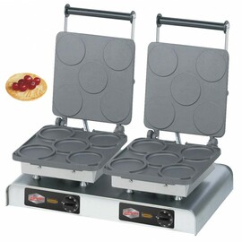 waffle iron eco Blinis II non-stick coated  | wafer size Ø 100 x h 9 mm (10x)  | 4400 watts 400 volts product photo