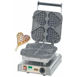 waffle iron  | wafer size 150 x 125 x h 30 mm (4x)  | 2200 watts 230 volts product photo