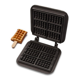 Cream waffle on a stick baking plate set for Thermocook product photo