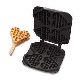 Waffle heart on a stick baking plate set for Thermocook product photo