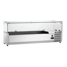 refrigerated countertop unit for 5 x GN 1/4 - 150 mm | static cooling product photo
