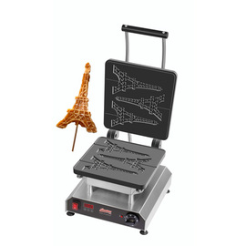 waffle iron incl. interchangeable baking plate Eiffel Tower | non-stick coated product photo