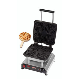 waffle iron incl. interchangeable baking plate bear on a stick | non-stick coated product photo