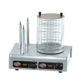 sausage warmer HOT DOG | 3 toast skewers sideways product photo