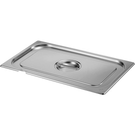 GN lid GN 2/4 stainless steel | with spoon recess L 530 mm W 162 mm product photo