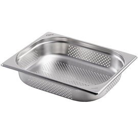 gastronorm container GN 1/2 x 40 mm | 2 ltr | stainless steel TOP LINE Saro perforated product photo