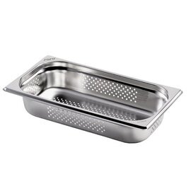 gastronorm container GN 1/3 x 65 mm | 2.5 ltr | stainless steel TOP LINE Saro perforated product photo