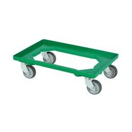 transport trolley TRGR green | 600 mm x 400 mm product photo
