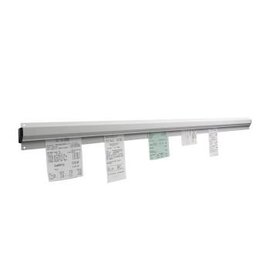 receipt holder SARO-QUICK aluminium for wall mounting  L 600 mm product photo