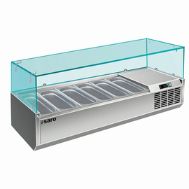 countertop cooling vitrine VRX 1400/330 suitable for 6 x GN 1/4 - 150 mm product photo