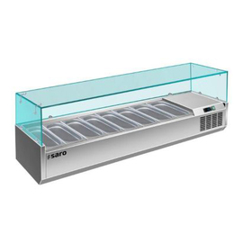 countertop cooling vitrine VRX 1800/330 suitable for 8 x GN 1/4 - 150 mm product photo