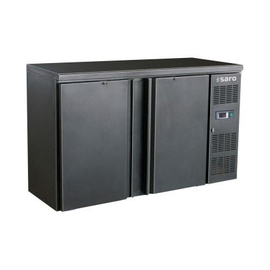 bar cooler BC 2100 black | 2 solid doors | fan assisted product photo