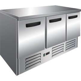 refrigerated work table ECO S 903 S/S TOP 230 watts | 3 solid doors product photo