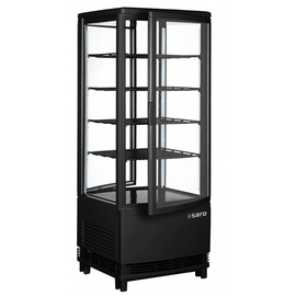 refrigerated display cabinet SC100DT incl. 4 grids | black L 428 mm W 386 mm H 1110 mm product photo