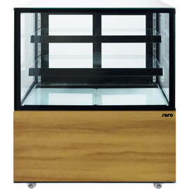 pastry showcase MAXIME 300 l 230 volts | 2 glass shelves  | wood panelling product photo