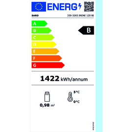 refrigerated built-in display case IRENE 120 BI | 115 ltr product photo  L