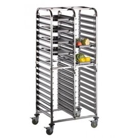 shelved trolley LIAM DUO 600 x 400 baker's standard product photo