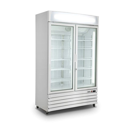 refrigerator G 885 white 885 ltr | 2 glass doors | convection cooling | billboard product photo