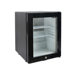 minibar MB 40 G black 36 ltr with glass door | absorber cooling product photo