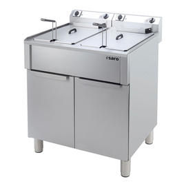 electric deep fryer BRAGA 40 ltr | floor model with 2 basins product photo