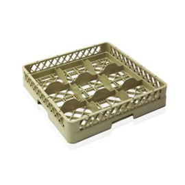 glass basket beige | 500 mm x 500 mm | 9 compartments product photo