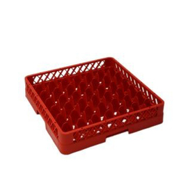 glass basket red | 500 mm x 500 mm | 49 compartments product photo