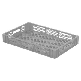 bakery crate BK87 perforated | orange | 600 mm x 400 mm H 87 mm product photo