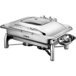 chafing dish RAINER GN 1/1 suitable for induction yes sight glass 9 ltr L 580 mm H 300 mm product photo