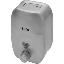 soap dispenser SPM stainless steel 140 mm  x 120 mm  H 210 mm  | fill level indicator product photo
